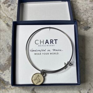 Chart Metalworks Portland Maine Bangle